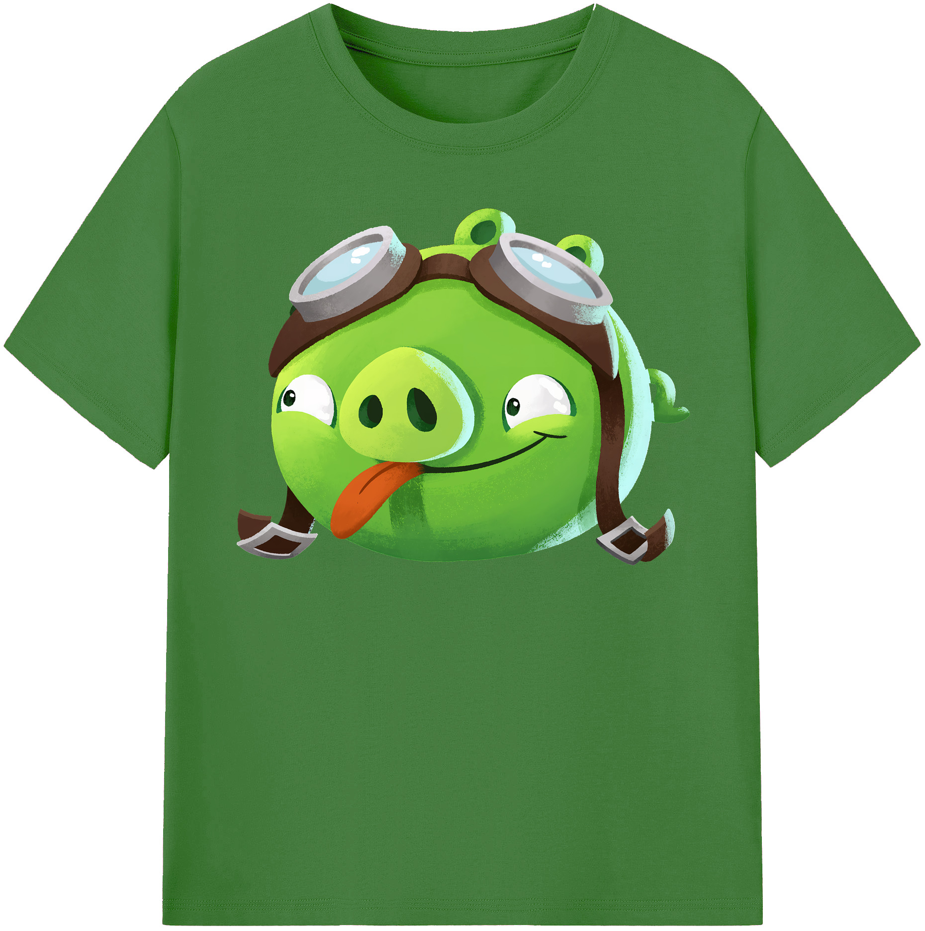 （画像用） Angry Birds アングリーバード レディースカジュアルプリントTシャツ（綿100％）